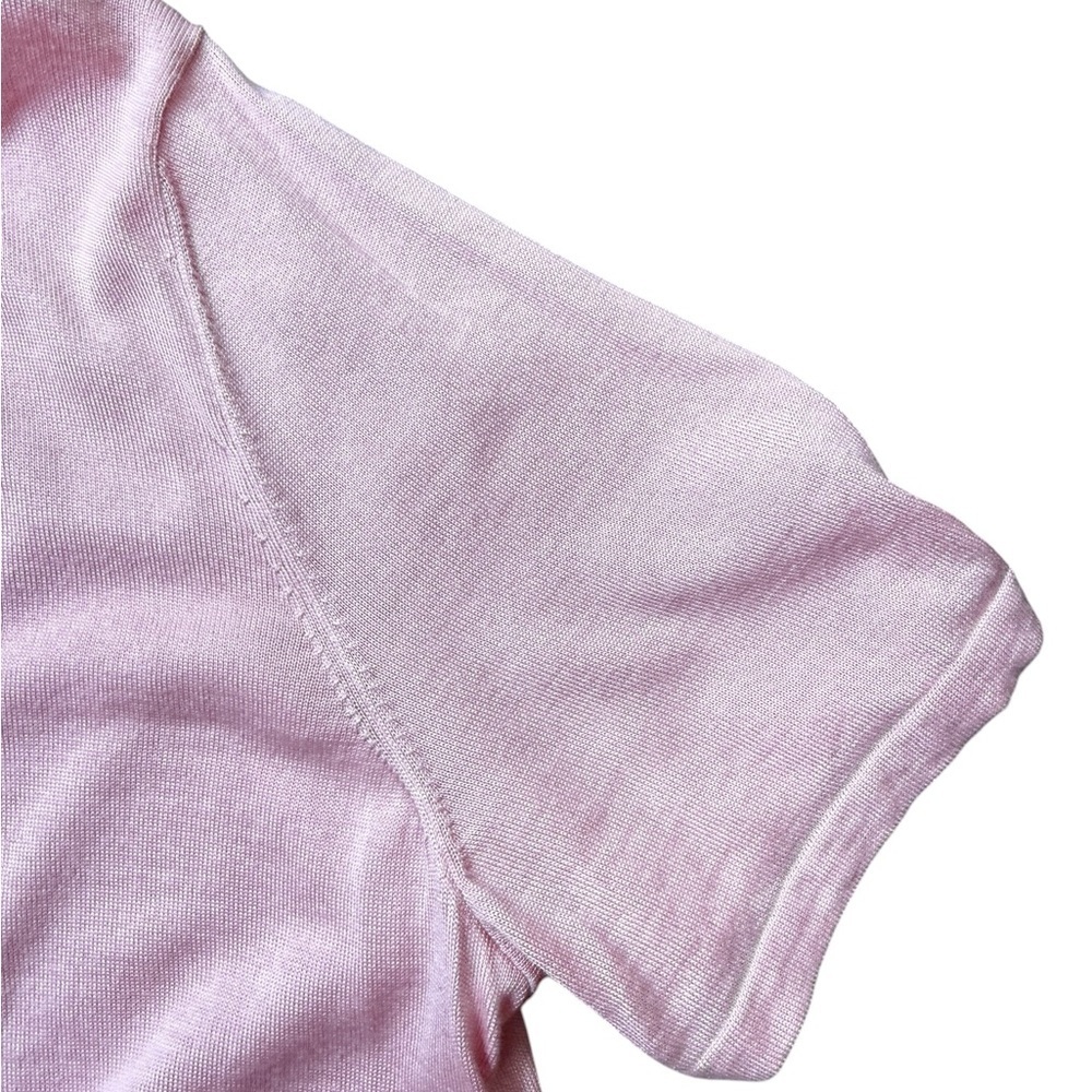 Akris V neck wool/silk top 12 - Picture 4 of 12